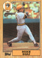1987 Topps Baseball Cards      469     Mike Diaz